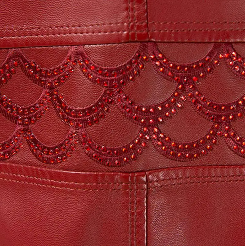 Новинка 2017 весенне-осеннее короткое кожаное пальто из искусственной кожи для