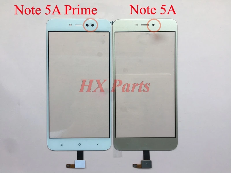 Новый сенсорный экран дигитайзер для Xiaomi Redmi Y1 Lite Note 5A Prime внешняя стеклянная