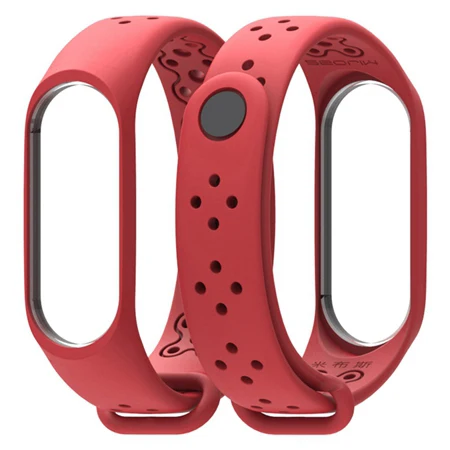 red Браслет mi jobs mi Band 4, силиконовый браслет, браслет mi band 3, аксессуары для браслета mi Band 3, умный ремешок для Xiaomi mi band 3 - Цвет: red