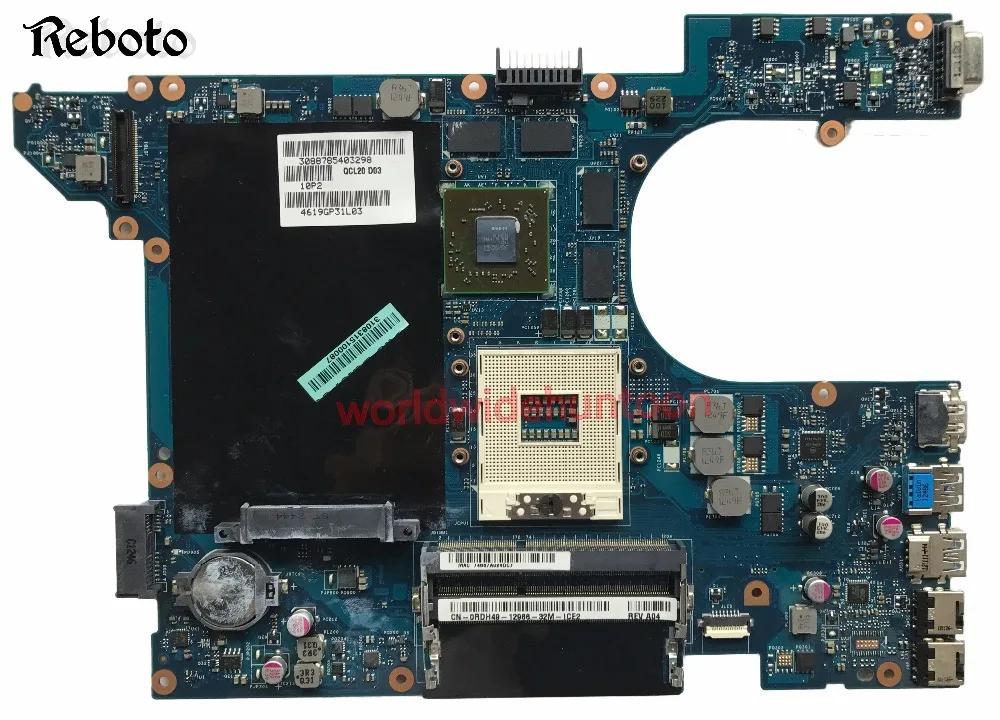 Стильная материнская плата для ноутбука Dell Vostro 3560 чипсет HM77 P/N CN 0RDH49 QCL00 LA 8241P 216