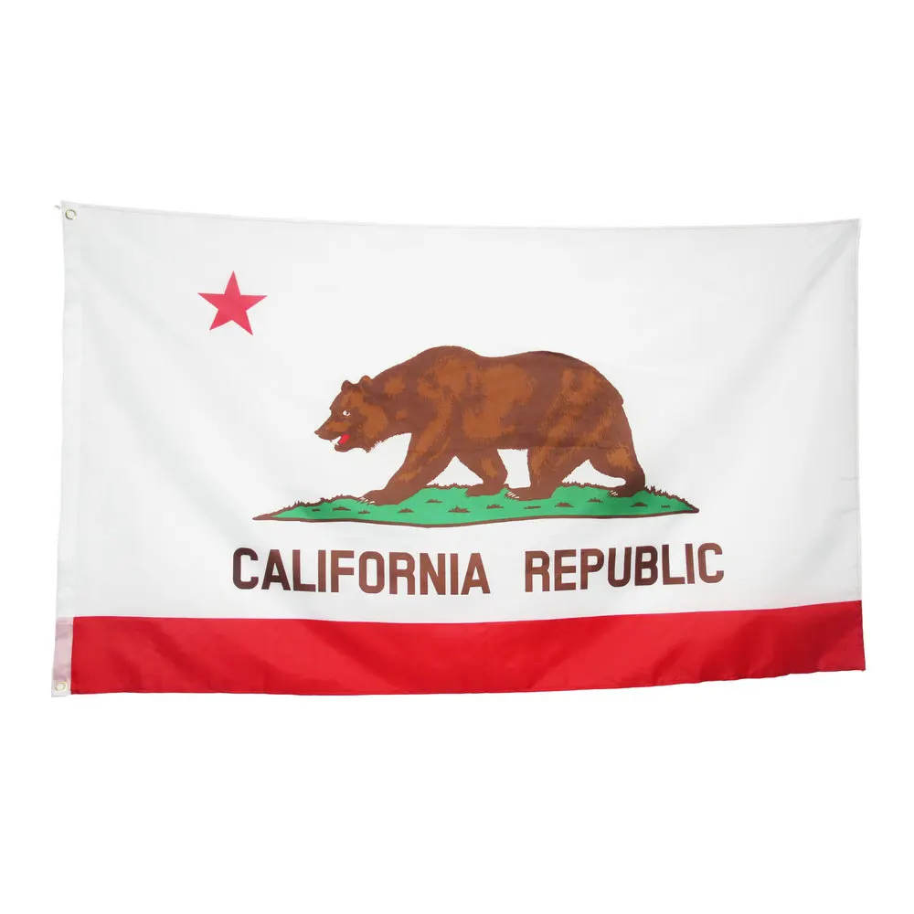 Флаг Калифорнии флаг США полиэстер фотообои новые флаги 90*150 см|california flag|flag usausa flag