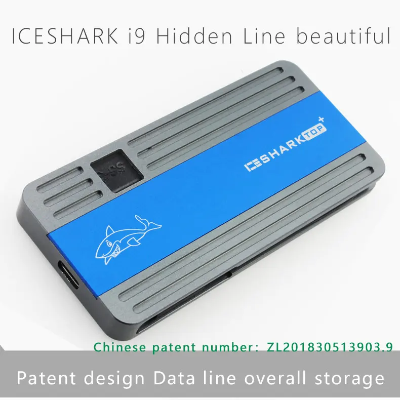 JEYI iceshark i9 HDD корпус мобильного коробка-чехол на HDD NVME алюминиевый тип C3.1 JMS583 М. 2 USB3.1 M.2 PCIE SSD U.2 M.2 PCI-E