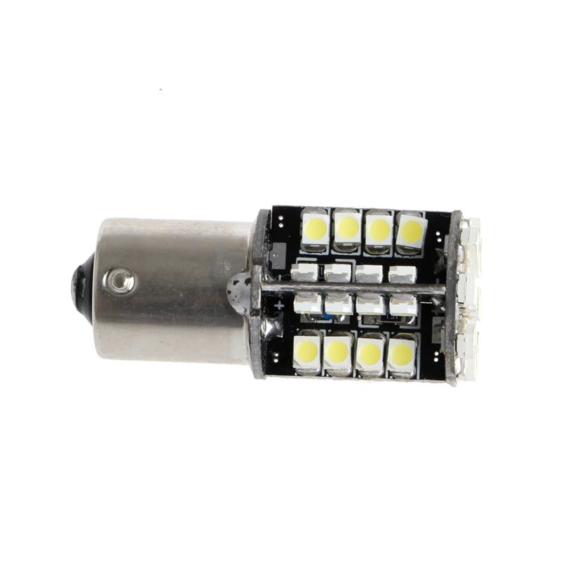 

1 White Color PCS DC 12V 1156-3528 SMD 44 LED P21W BA15S Wide Angle Light Anti Error Brake Light Bulb Lamp