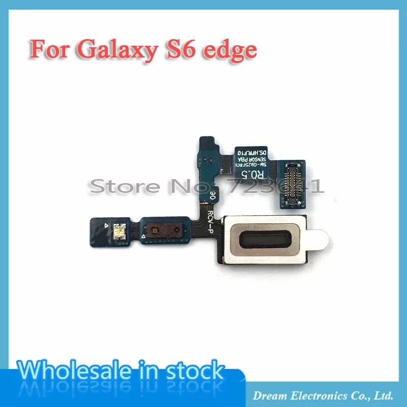 Earpiece Ear Speaker For Samsung Galaxy S6 Edge G920f G925F With Light Proximity Sensor Flex Cable Replacement Parts | Мобильные