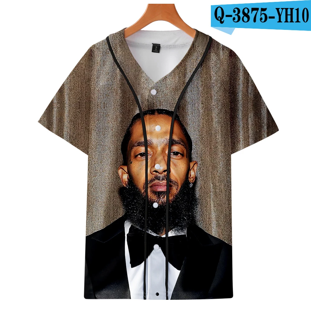 H Nipsey hussle бейсбольные куртки 2019New модная куртка новая брендовая крутая бейсбольная куртка с длинными рукавами и принтом для подростковой одежды - Цвет: H