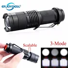 Q5 фонарик 2000 люмен светодиодный фонарик масштабируемый тактический Водонепроницаемый светодиодный фонарик 3 режима для AA14500 на открытом воздухе