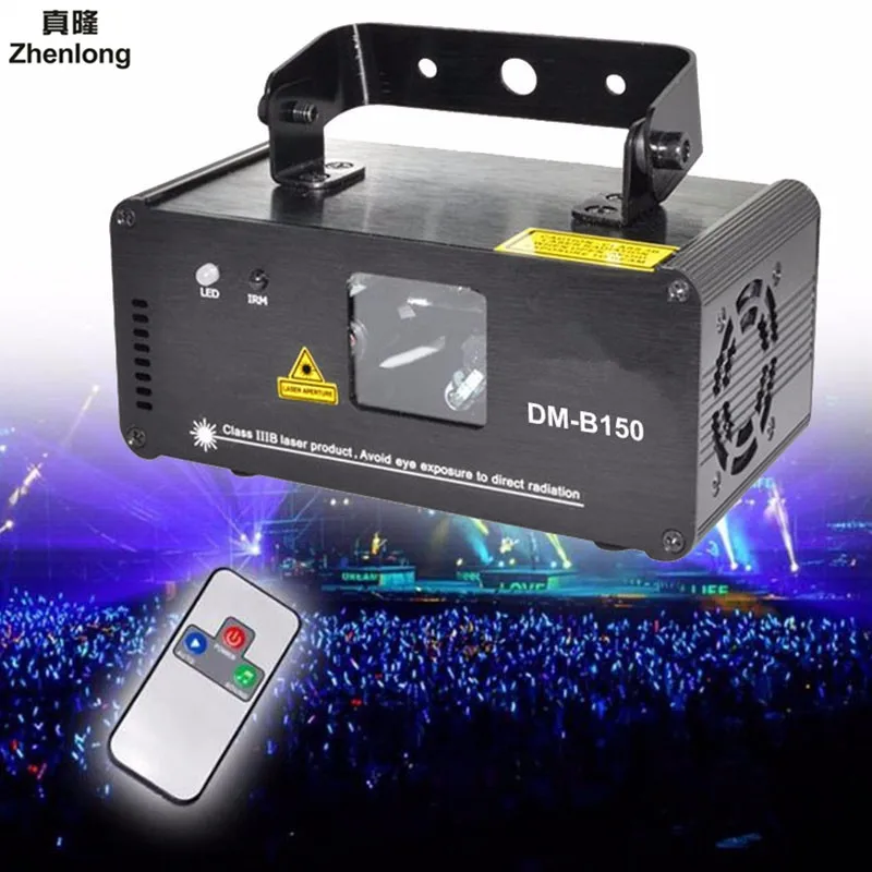 Пульт дистанционного управления DMX512 150 мВт синий лазерный эффект Сканер DJ диско