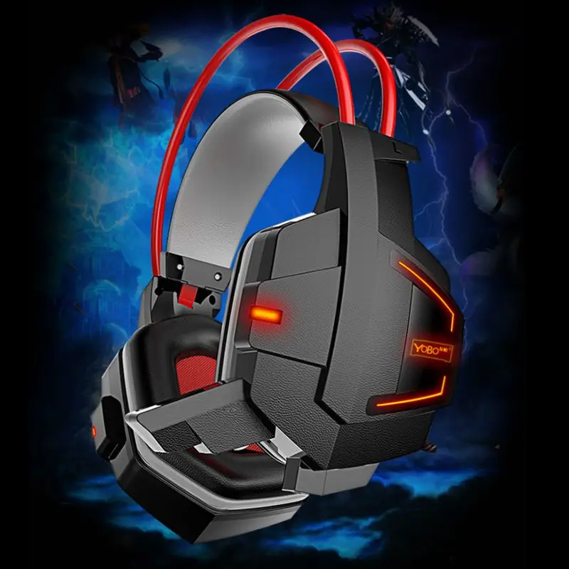 ITSYH профессиональной игры наушники с микрофоном стерео объемный Over Ear игровая