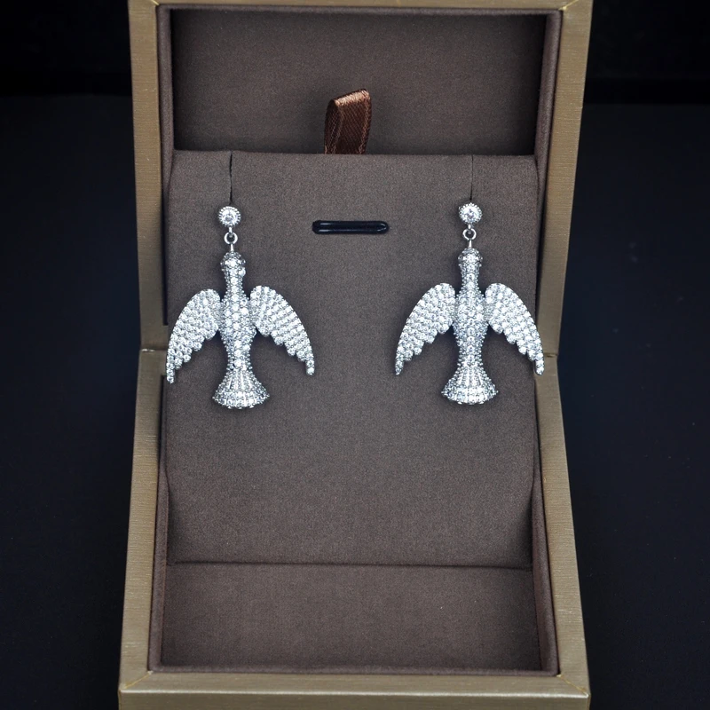 Новые серьги Be 8 высокого качества в форме птицы для женщин, девочек и детей в качестве подарка на день рождения. E453.