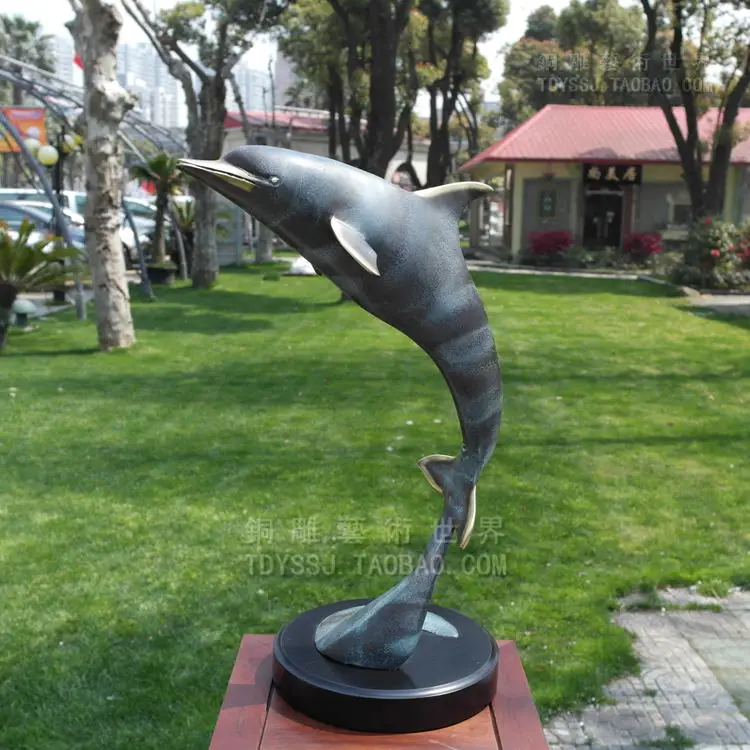 

Dolphin copper marine series copper crafts decoration copper sculpture housewarming gift married Feng Shui crafts