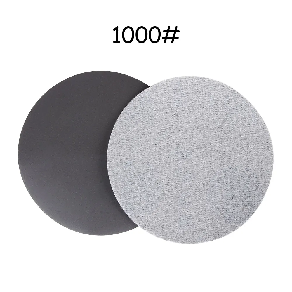 5Pcs 1000Grit 5/10/20 шт. 60-10000 Грит с петлей, даже если вымокли или сухой абразивные инструменты Водонепроницаемый 5 ''125 мм наждачная бумага колодки шлифовальные диски - Цвет: 5Pcs 1000Grit