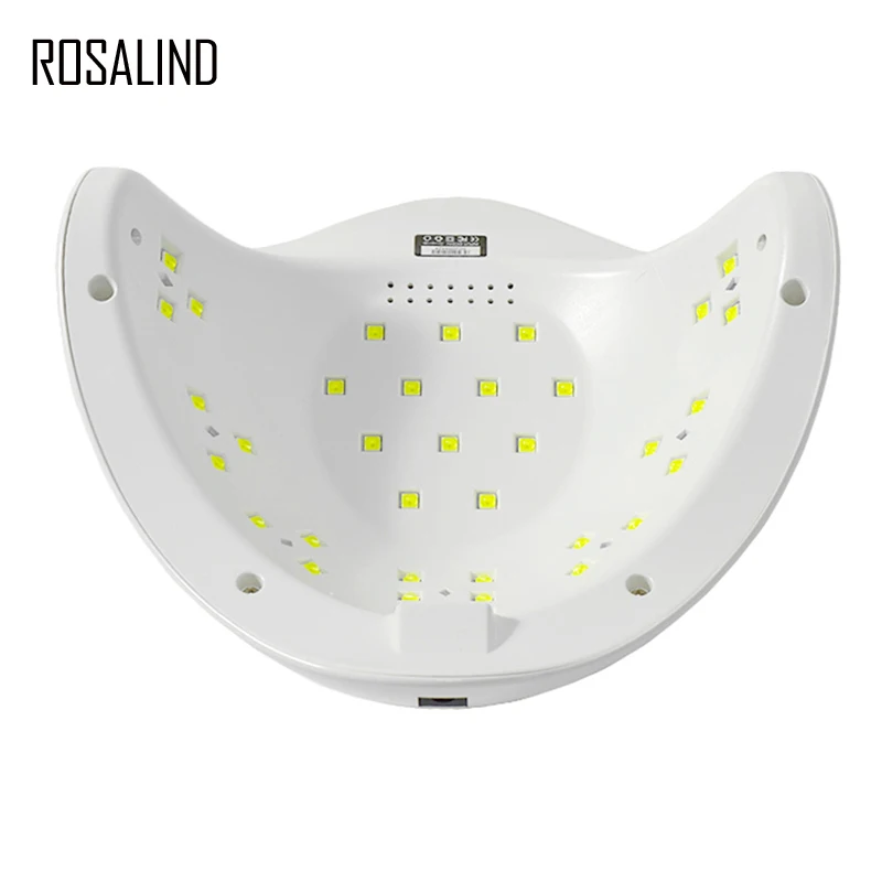 ROSALIND УФ светодиодный светильник 48 Вт Сушилка для ногтей SUN5Plus ледяной гель лампа