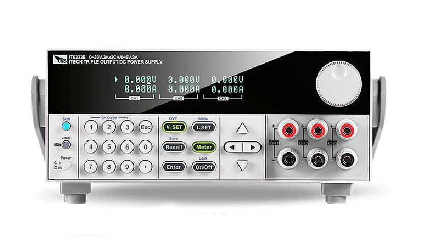 ITECH IT6332B тройной выход постоянного тока источник питания 30 В/6A/180 Вт * 2CH 5 В/3А/15 1CH