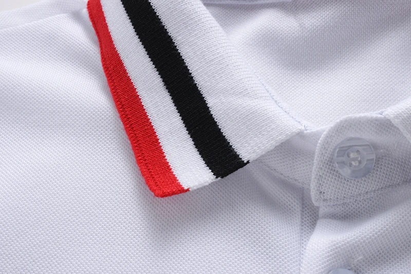 2018 New US/EU size Stripe Rib Collar Men Polo Shirts 4 Colors Casual Spring Summer Men's Short Sleeve Drop Ship | Мужская одежда