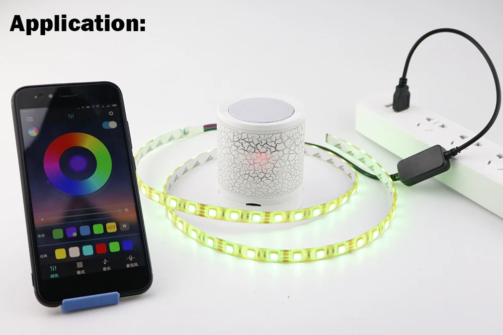 Rgb-контроллер, 5 В, умное мини приложение, Bluetooth, USB, управление, Лер IOS, Android, телефон, беспроводное управление для RGB светодиодной ленты IL