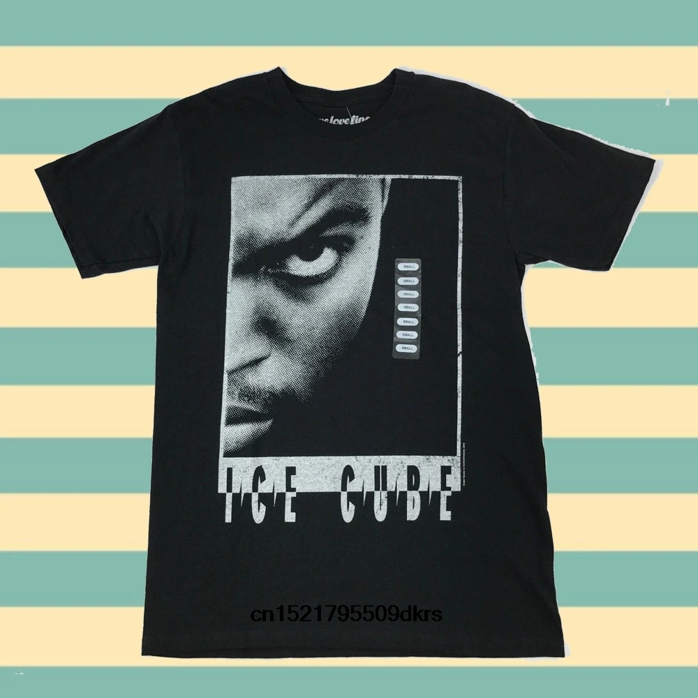 Мужская футболка Ice Cube Classic Rapper Black Graphic NWA NWT забавная новинка wo men|Мужские футболки|