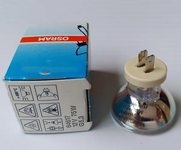 Для 2PSC Стоматологическая лампа G5.3-4.8 лампа, OSRAM 64617 PH 13865 12V75W 64624 12V100W лампа socketholder, 12V 75W 100W патрон