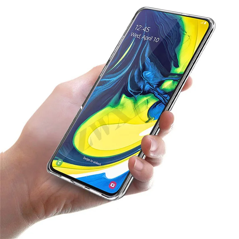 Чехол для Samsung Galaxy A80 чехол мягкая силиконовая накладка на заднюю панель телефона