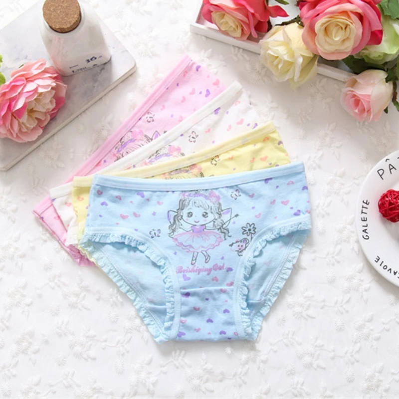 2 шт./лот трусы для девочек детское нижнее белье с рисунком трусы|Трусики| |