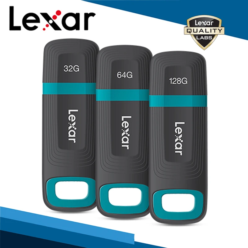 Жесткий флеш-накопитель Lexar JumpDrive USB 3,1, 128 ГБ, 64 ГБ, 32 ГБ, быстрый безопасный БЫСТРЫЙ Прыжок для передачи данных для ПК и систем Mac
