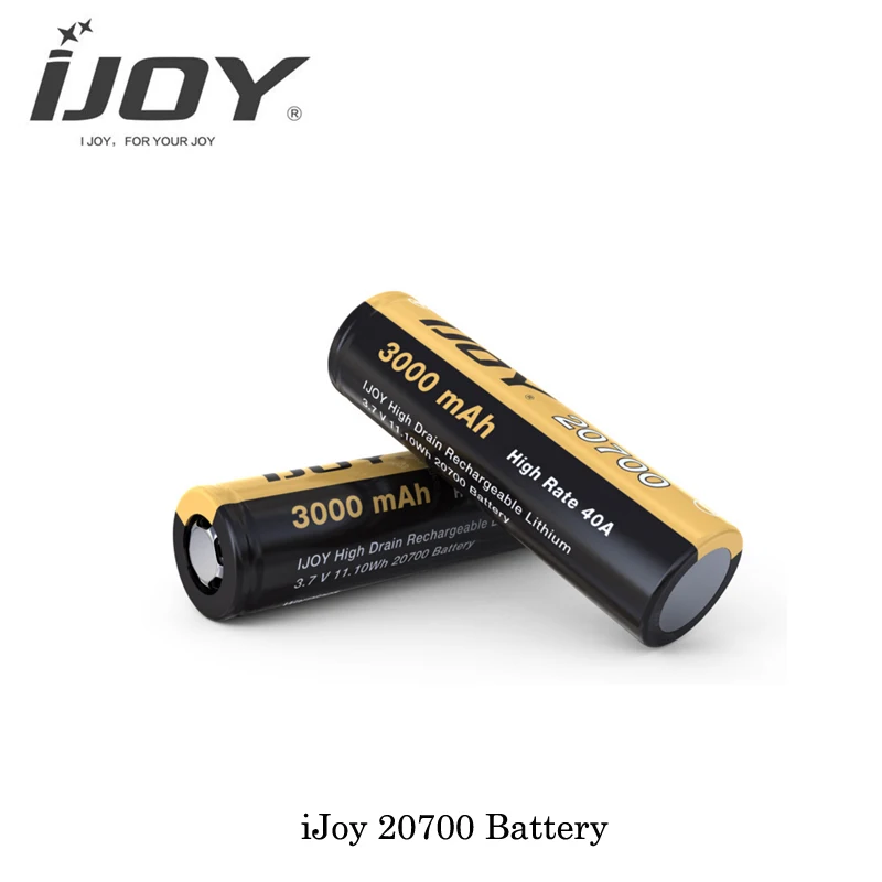 Оригинальная Аккумуляторная Батарея IJOY 20700 3 7 в 3000 мАч батарея 40 ампер для IJoy