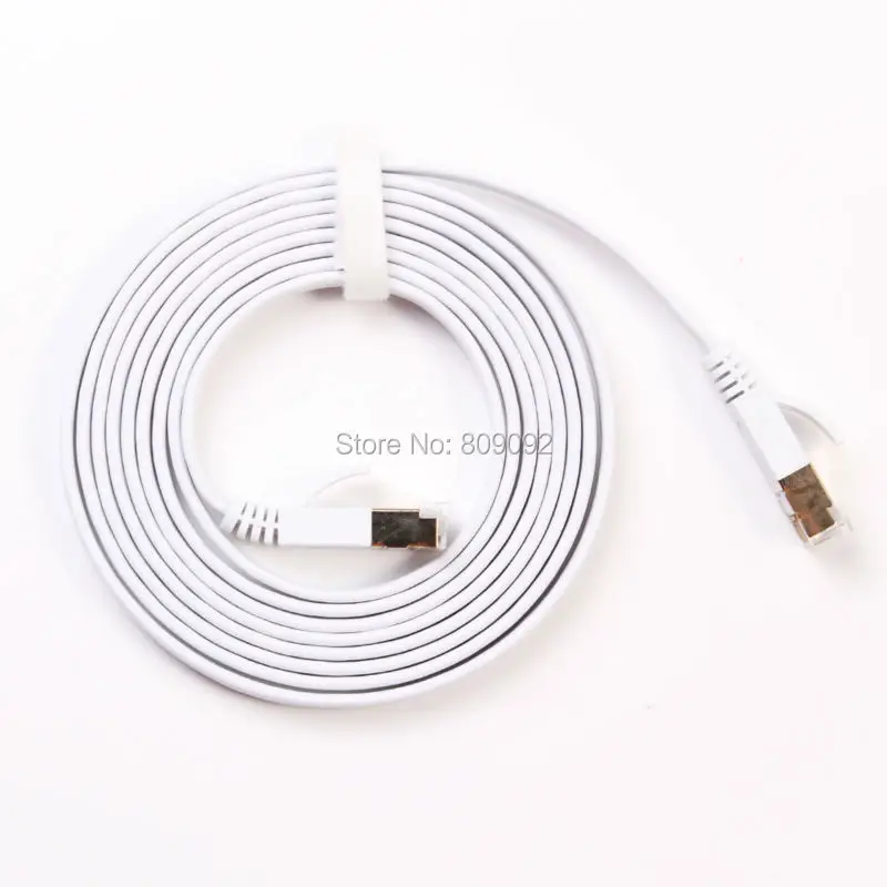 Высокоскоростной сетевой кабель 15 м/20 м/25 м/30 м Ethernet-кабель Cat7 RJ45 м/м тонкий