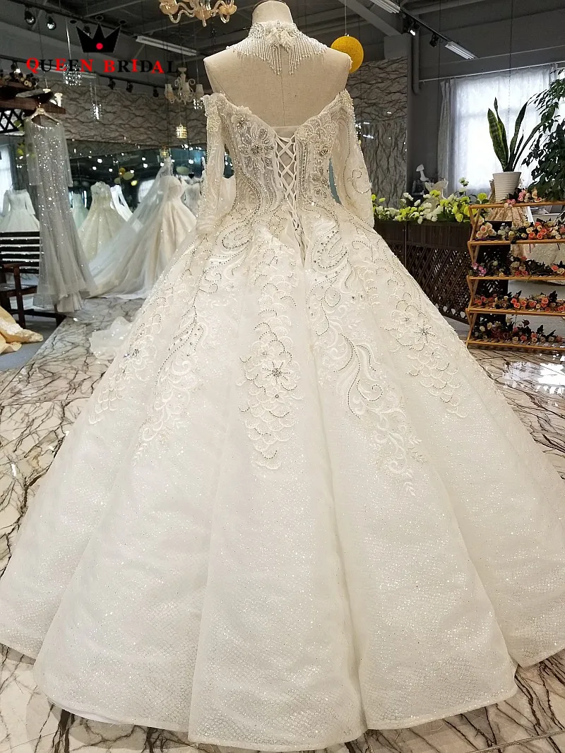 Свадебное платье с вырезом лодочкой vestido de casamento 2019 цвета слоновой кости
