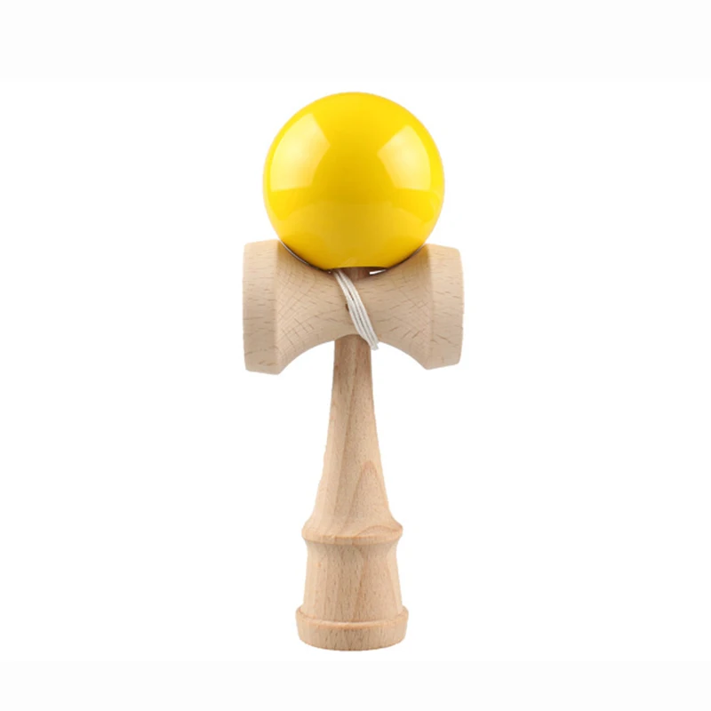 Бук сплошной цвет деревянный жонглирование умелые Kendama шары профессиональный спорт на открытом воздухе игрушки для детей взрослых