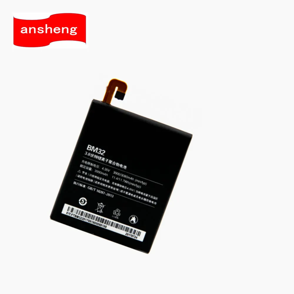Аккумулятор BM32 на 3080 мА · ч для смартфона Xiaomi 4 Mi4|bm32 battery|battery for xiaomibattery |