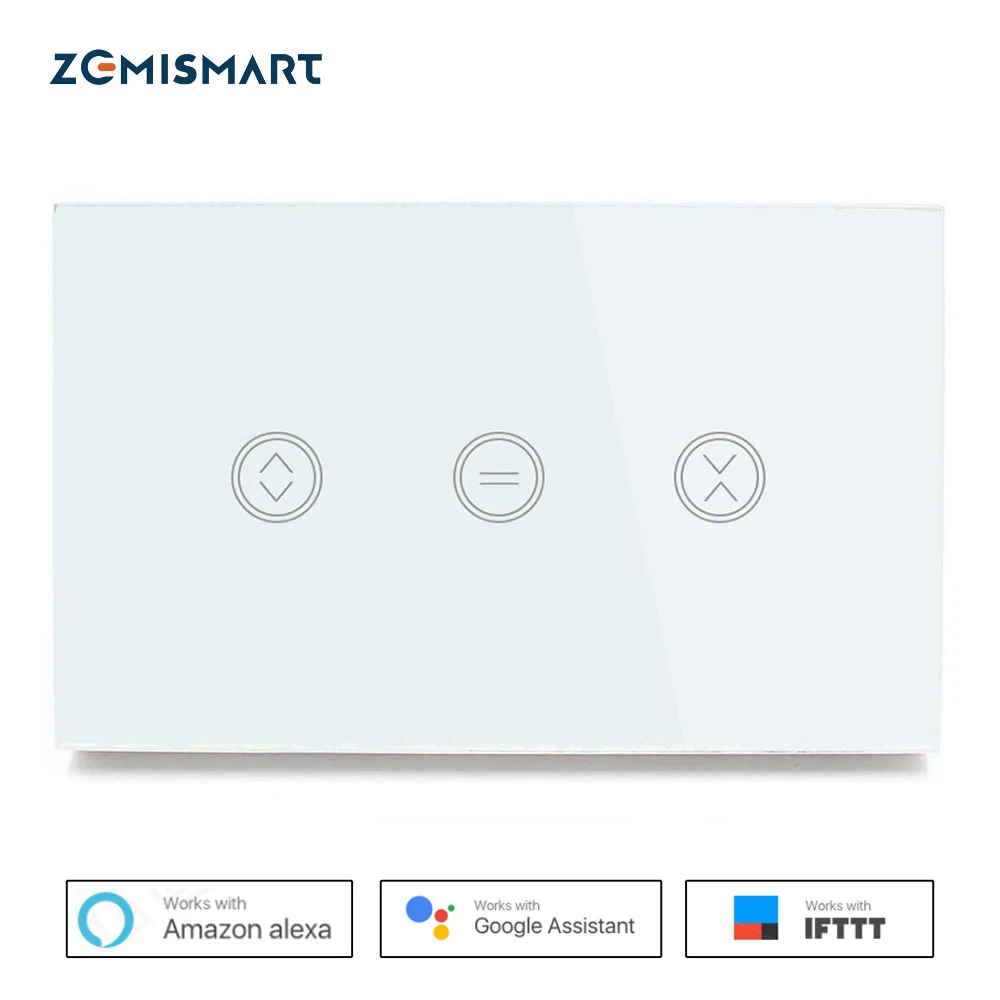 Zemismart шторка с WiFi переключатель WiFi приложение Голосовое управление Siri Alexa Google Home для завальцовки затвора слайда гаража