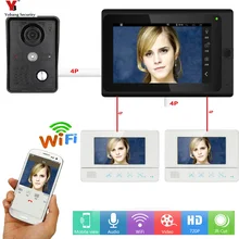 Yobang безопасности Видео домофон камера 7 дюймовый hd монитор Wi Fi