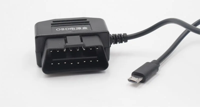 XCGaoon 3,5 метром автомобильный Зарядное устройство OBD 16 Pin DC преобразователя постоянного тока, 12 В, 24 В до 5 В, 2A с микро USB кабель, низкий Напряжение защиты