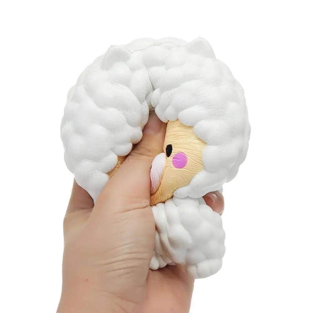 Новые милые мягкими 12 см Jumbo мультфильм овца Альпака ягненка замедлить рост Kawaii