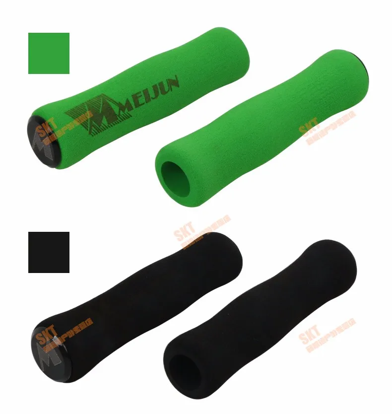 Red Black Blue Green Aluminium Alloy Sponge Bicycle Grip Mountain Bike Slip Handle Lockable Bar End | Спорт и развлечения