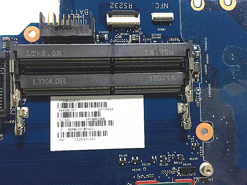 Материнская плата для ноутбука HP 650 G2 i7-6820HQ 6050A2740001-MB-A01 844346-001 844346-501 100% полностью