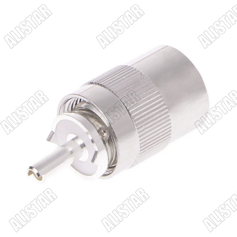 2 шт. UHF PL259 штекер для пайки RF поворотный разъем PL 259 кабеля RG8 RG213 RG214 LMR400 RG8X 7D