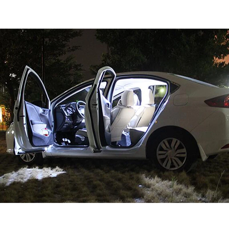 Суперъяркая Светодиодная лампа для чтения салона PEUGEOT 206 308 3008 408 CITROEN C5 6 шт. в