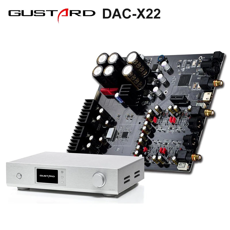 GU DAC-X22 ES9038PRO I2S XMOS Hi-Fi ЦАП PCM384K DSD512 декодер dop