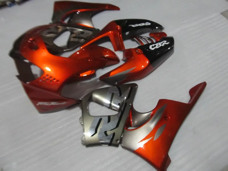 Обтекателя комплект для HONDA CBR900RR 919 98 99 CBR 900RR 1998 1999 CBR900 ABS красный серый, черный цвет обтекатели комплект+ подарки HG01