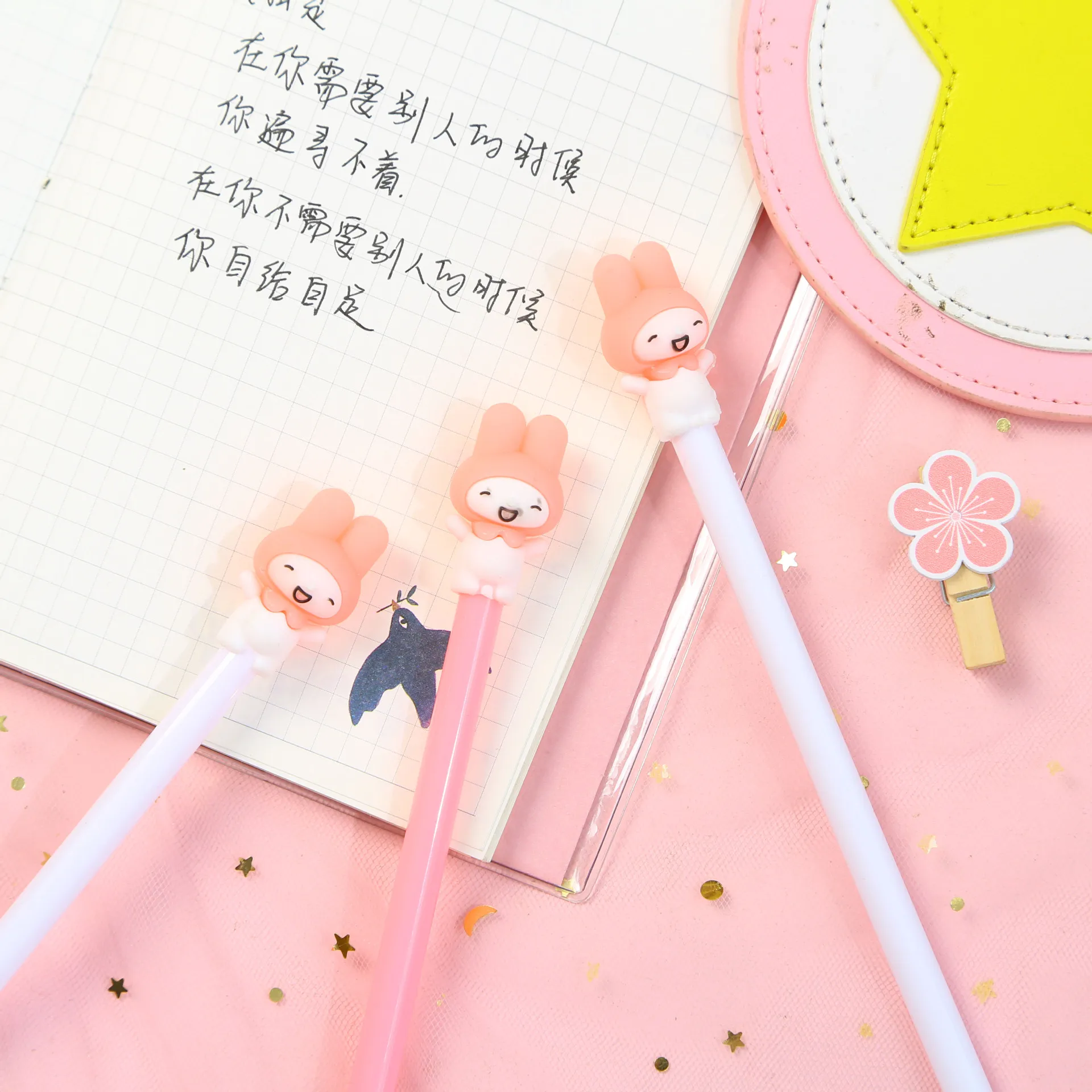 Coloffice 2 шт. милые кавайные Детские гелевые ручки углеродная ручка для офиса