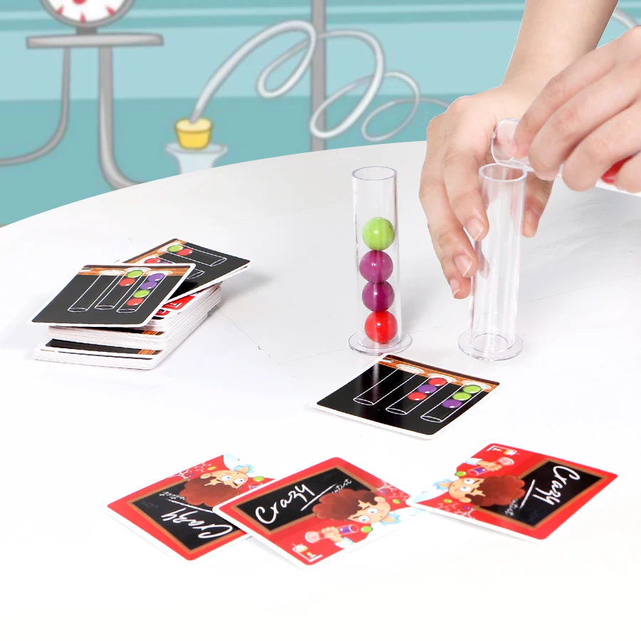 Умные шарики Пробирки Crazy scientist для настольных игр набор игрушек детей вечерние и