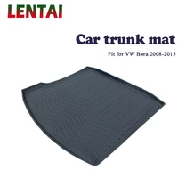 ealen 1pc rear trunk cargo mat for vw bora 2008 2009 2010 2011 2012 2013 2014 2015 boot liner tray anti slip mat accessories