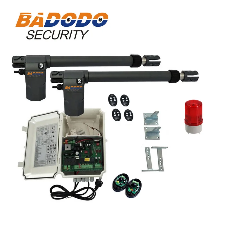Kit5 220VAC автоматический двойной распашные ворота открывалка для ворот до 26 футов длиной 1700 фунтов с детектором петли беспроводной клавиатуры опционально - Цвет: Kit5