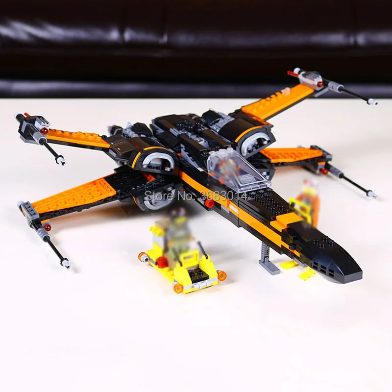 748 шт. Звездные войны POE x Wing Fighter Модель Кирпичи рисунок блок игрушка 05004