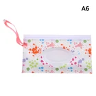 Экологичный чехол для влажных салфеток, клатч и чистящие салфетки, чехол для переноски, косметичка, легко носить с собой, контейнер для влажных салфеток