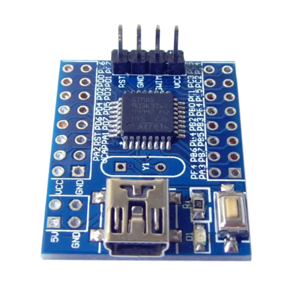 Системная плата STM8 для разработки STM8S103K3T6 с USB входом|Усилители мощности| |