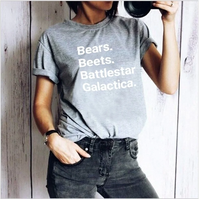 Футболки унисекс с надписью Beets Battlestar Galactica и футболки для подростков офис ТВ шоу
