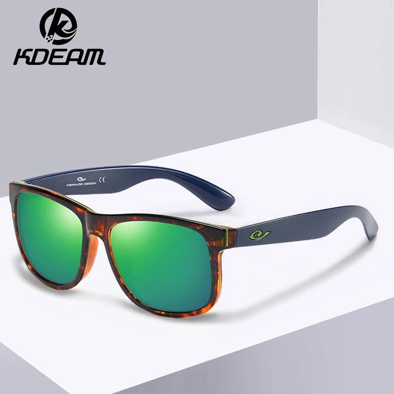 HGE-H Summer New Style Polarized Sunglasses Men Women Fashion Square Sun Glasses Travel UV Goggles Alloy Hinges Are Durable KD23