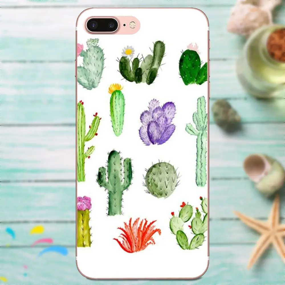Cactus By For Huawei P8 P9 P10 P20 P30 Mate 7 8 9 10 20 Lite Plus Pro 2017 TPU Phone Cases Covers | Мобильные телефоны и