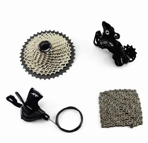 42T SHIMANO DEORE XT M8000 Группа Комплект горного велосипеда MTB 1x11-Speed 40T 42T 46T SL+ RD+ CS+ CN M8000 рычаг переключения передач задний переключатель - Цвет: 42T